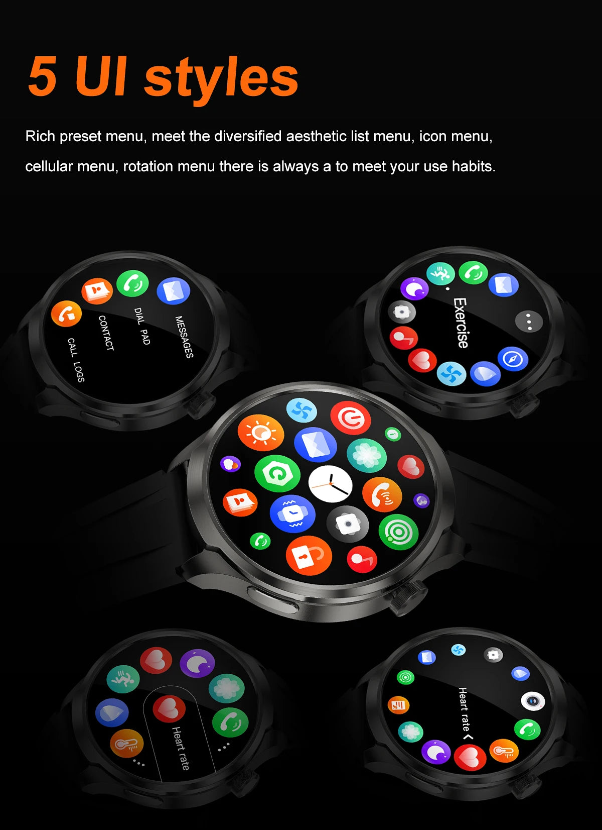 GPS Outdoor fitness NFC Smart Watch