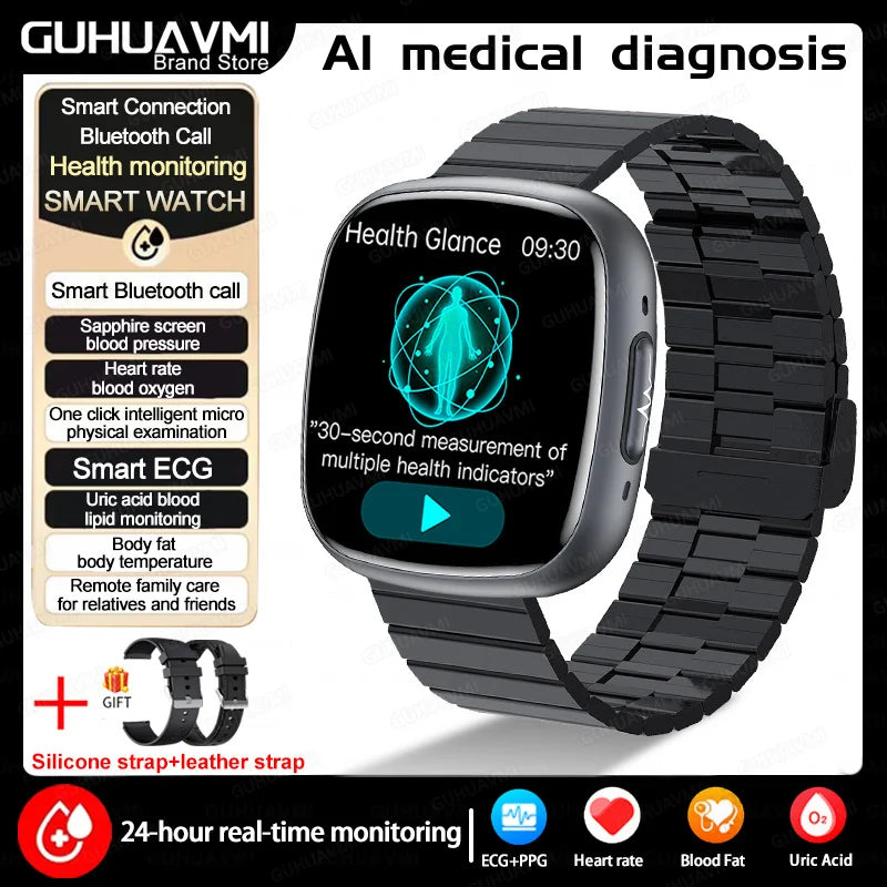ECG Blood Pressure Health Smart Watch