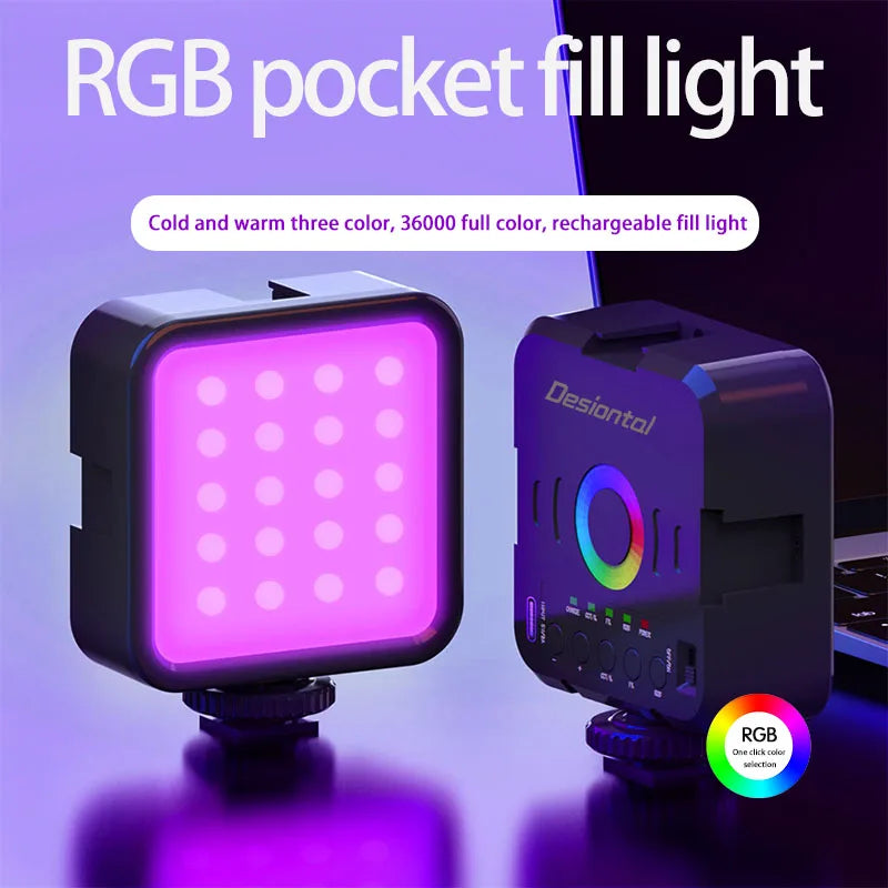 Mini RGB Fill Light Live Photography LED