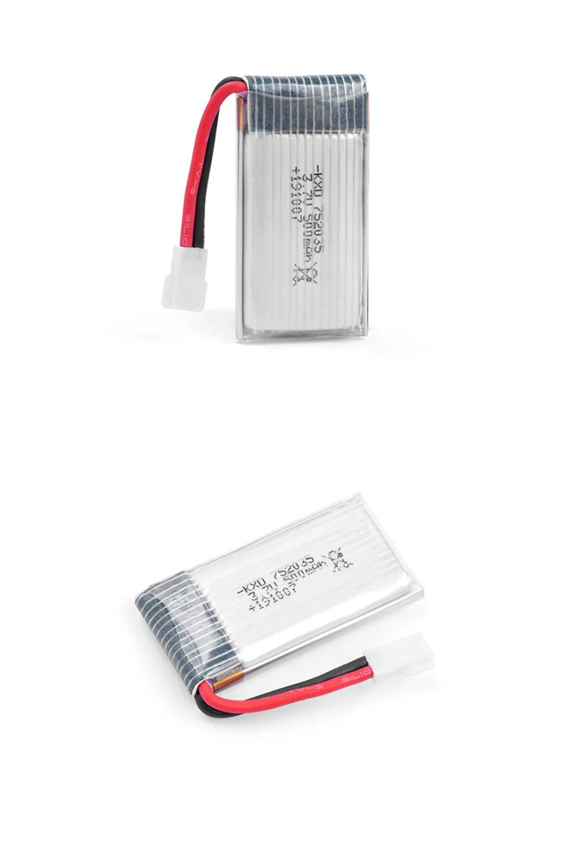 3.7V 160mAh 250mAh 300mAh 500mAh RC Palne Rechargeable lipo Battery for Remote Control FX620 FX820 F22 SU57 Mige530 Airplanes