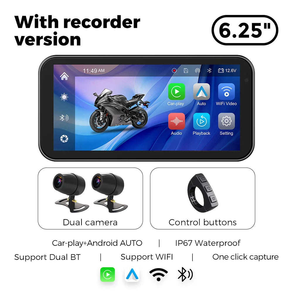 Portable 6.25 inch IP67 Recorder