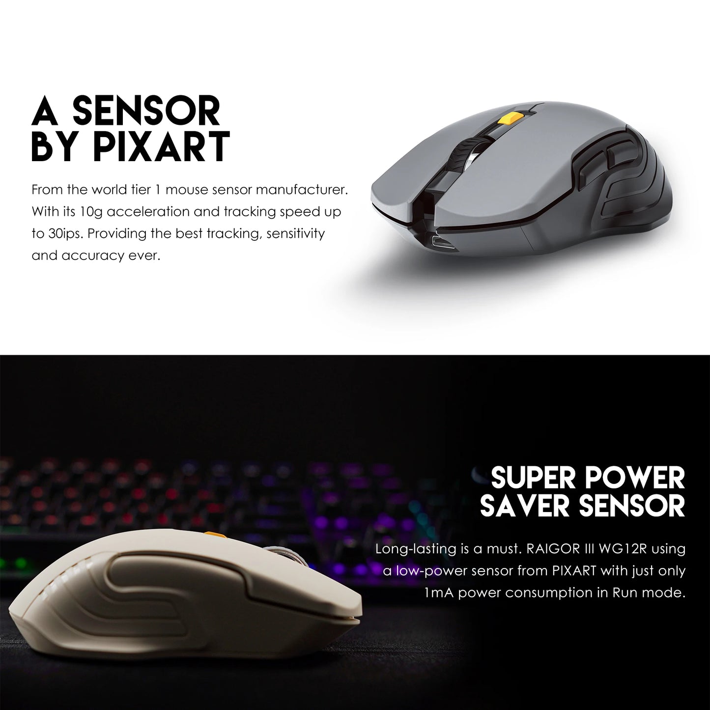 FANTECH RAIGOR III WG12R Wireless Mouse