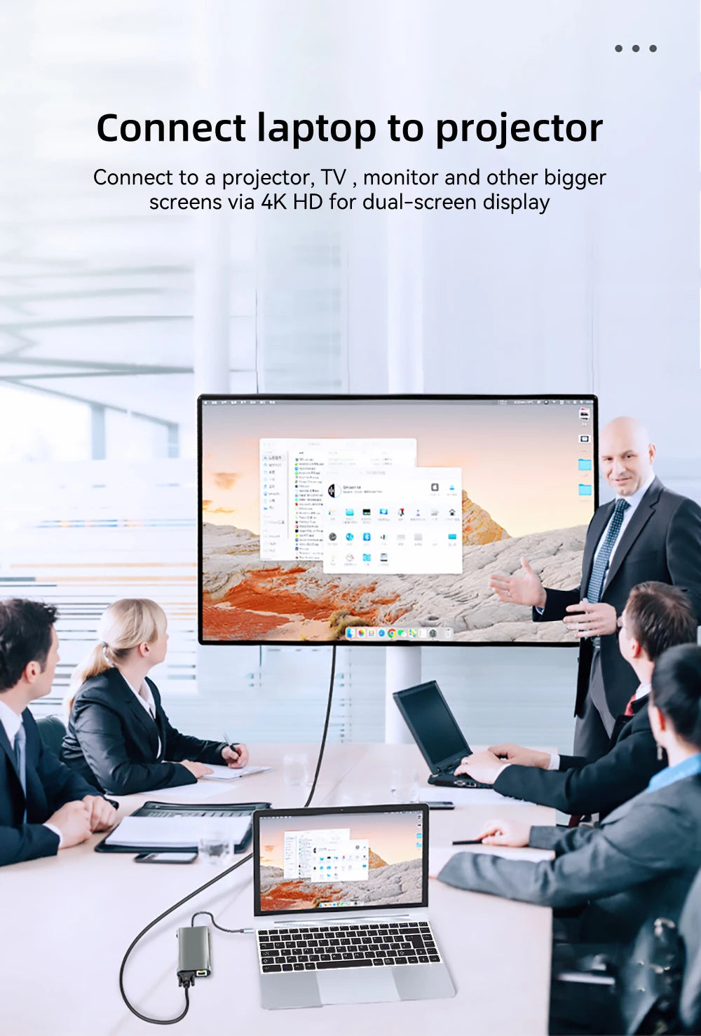 USB 3.0 HUB Type C to HDMI Adapter