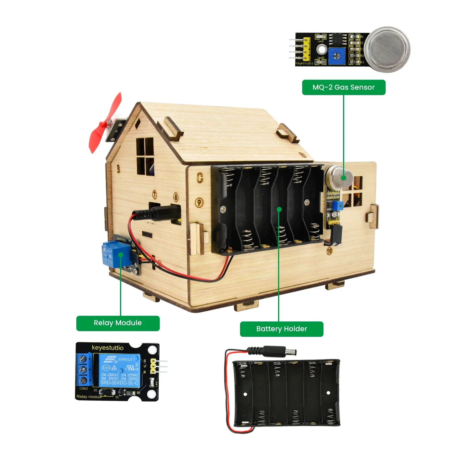 Keyestudio Smart IOT Home STEM Programming Kit for Kids
