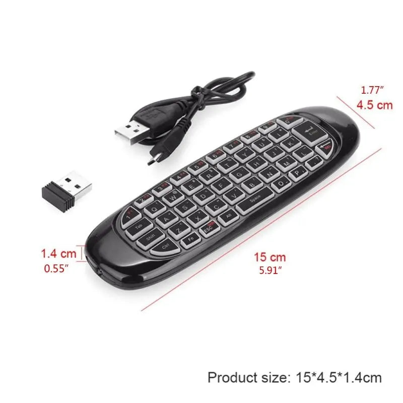 C120 RGB 7 Air Mouse & Keyboard Remote Control