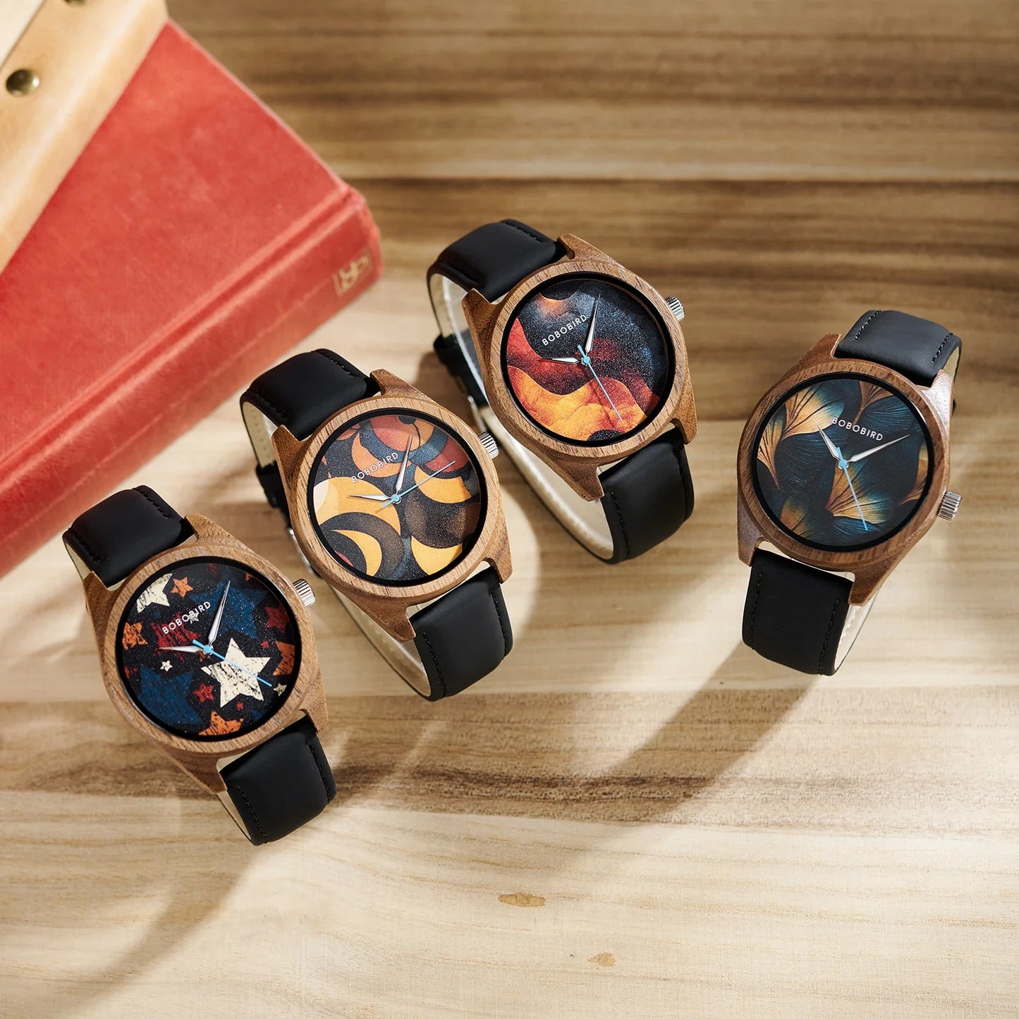 BOBOBIRD Wooden Quartz Watch for Men