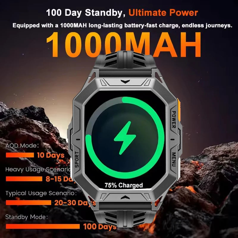 AMOLED Screen Men's Smartwatch