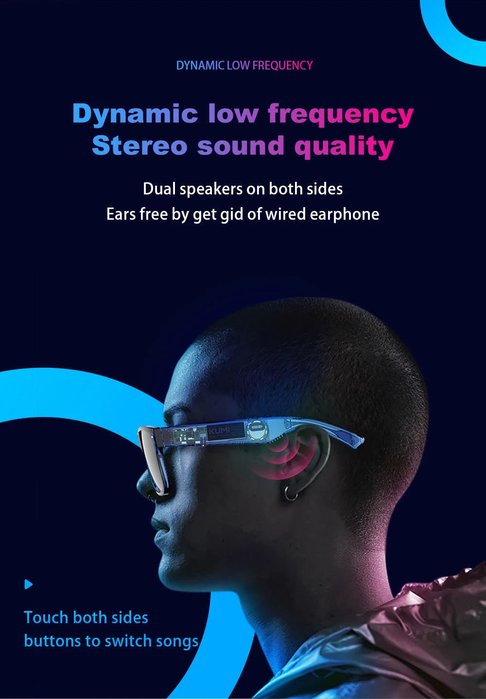 KUMI Meta V1 Smart Glasses
