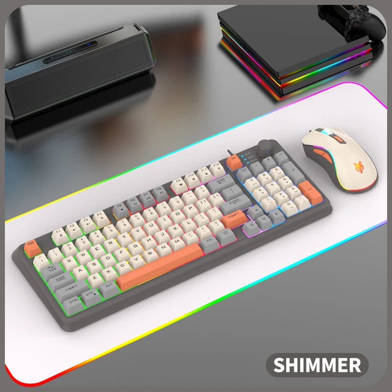 USB Wired High Performance Keyboard Mouse Set