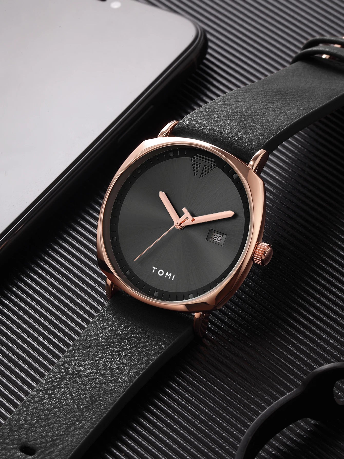 TOMI New 2PCS Luxury Business Men Watch