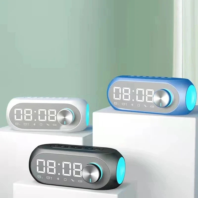 Alarm Clock Radio FM Bluetooth Speaker