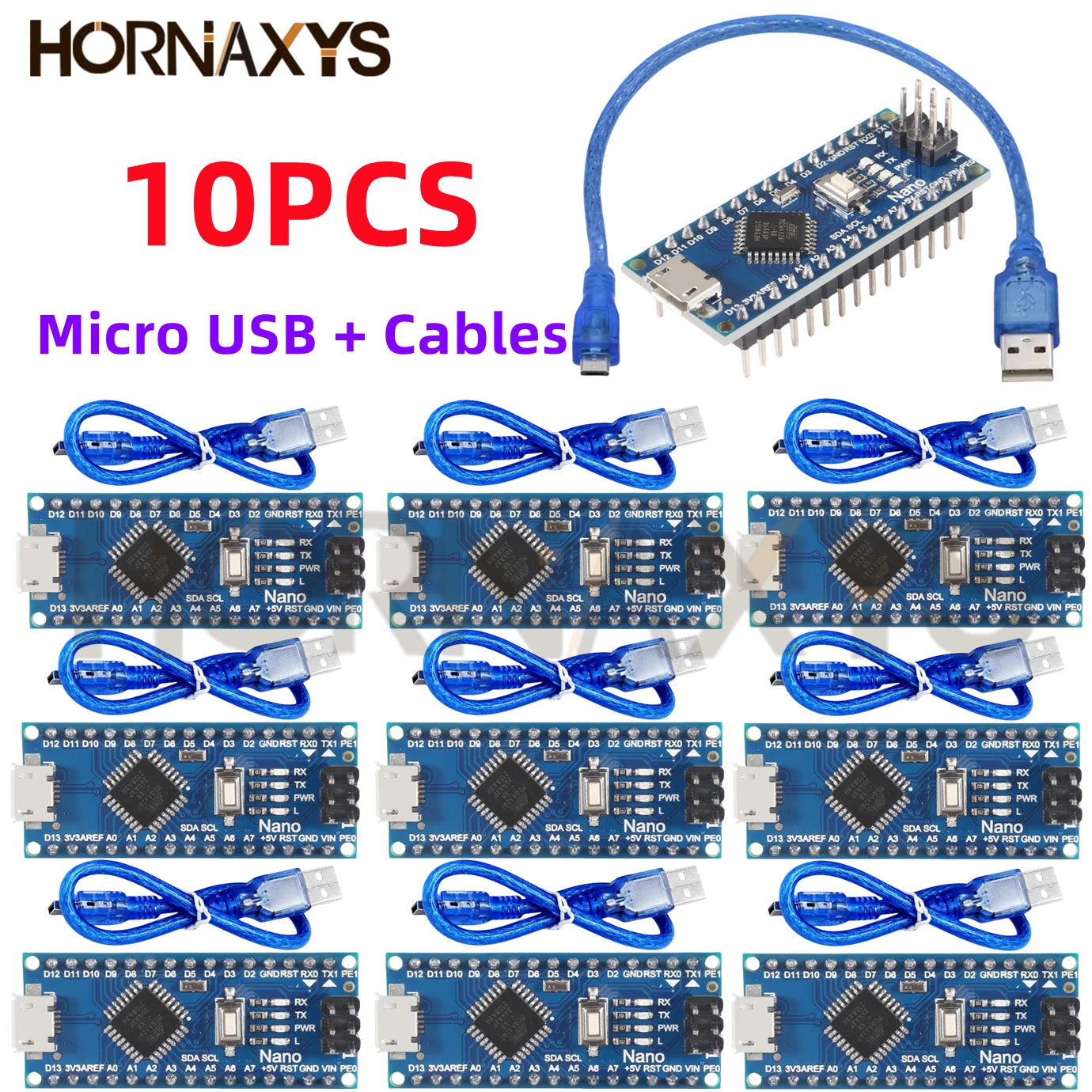 Promotion For arduino Nano V 3.0 Atmega328 Controller Compatible Board Module PCB Development Board MINI/TYPE-C/MICRO USB NANO