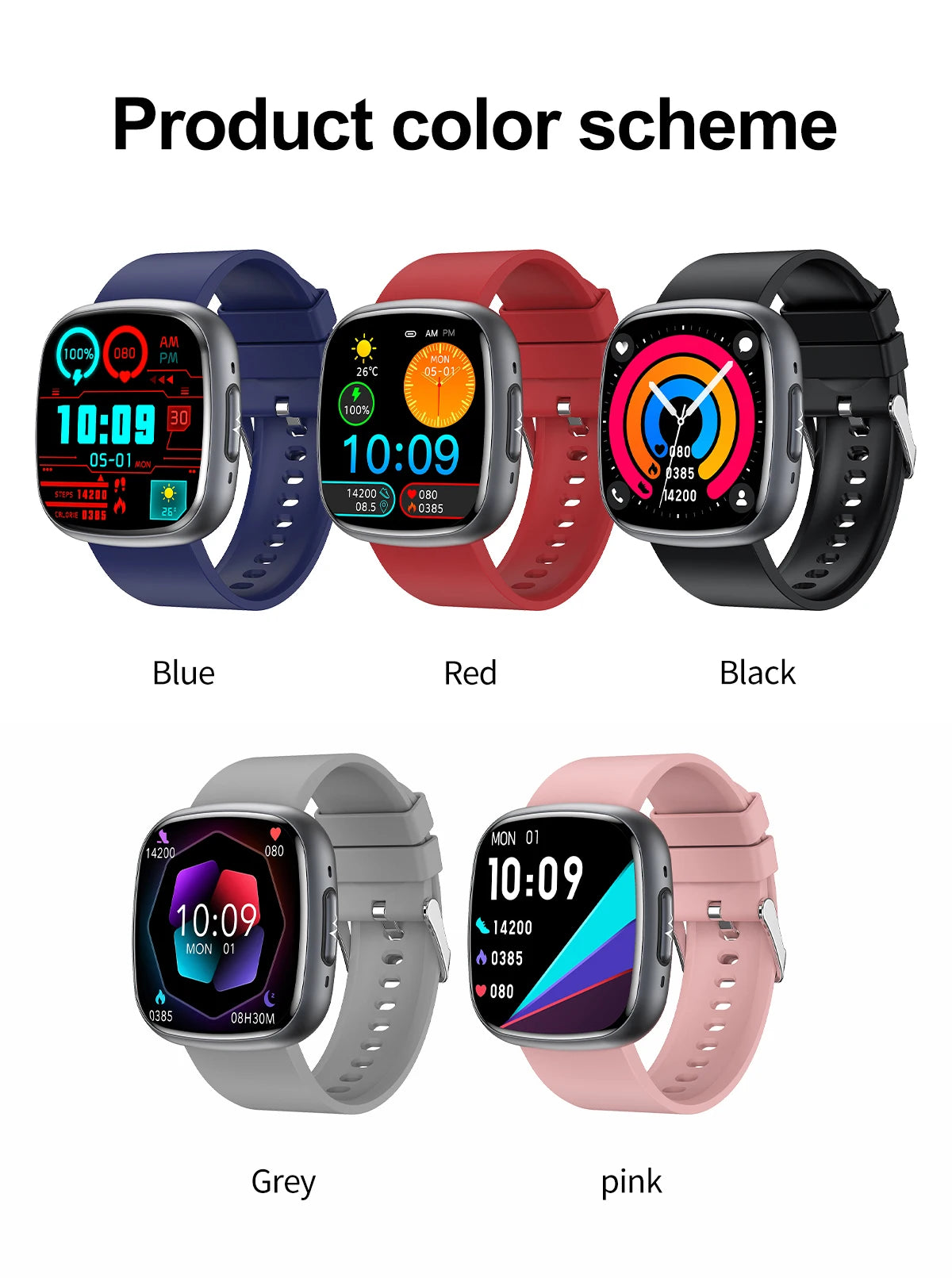 ECG Blood Pressure Health Smart Watch