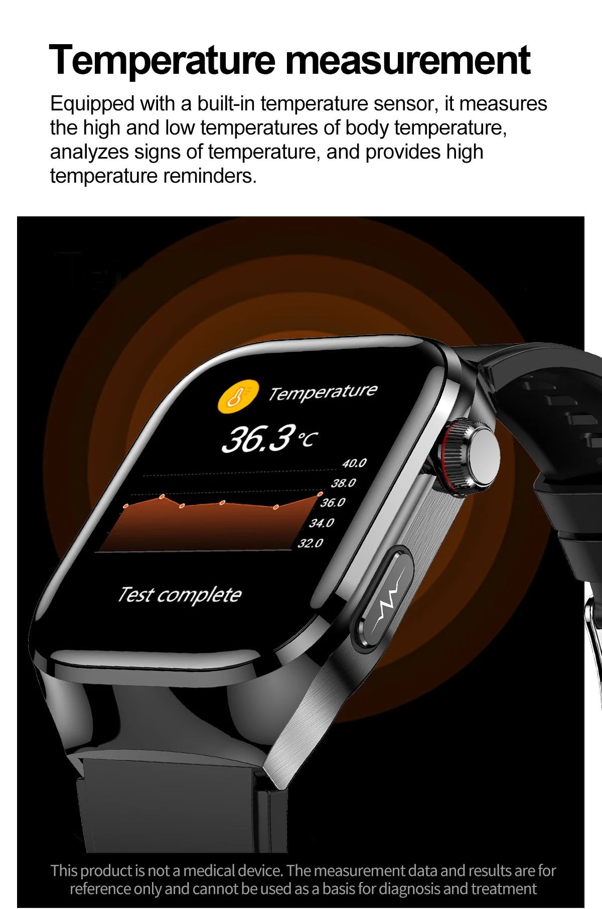 Uric Acid Body Fat Smartwatch