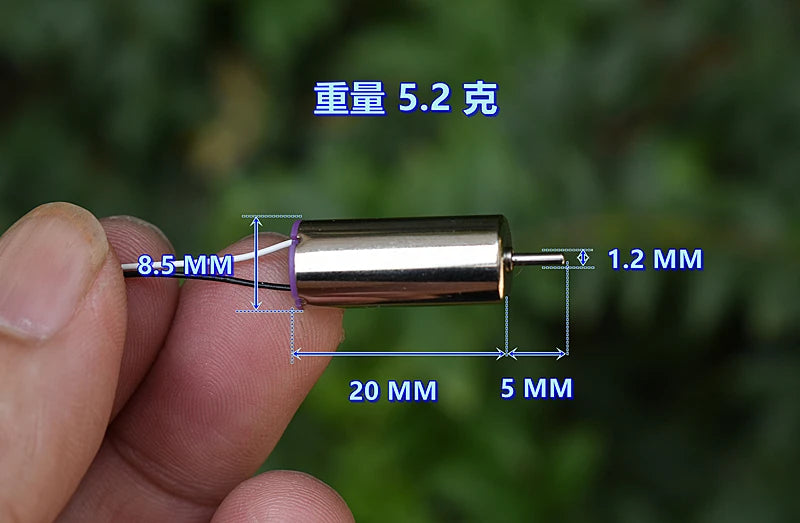 1PC DC 3V-3.7V Coreless Motor 0408,412,612,615,617.716,720,816,8520,1020 High Speed RC Drone Strong Magnetic DIY Aircraft