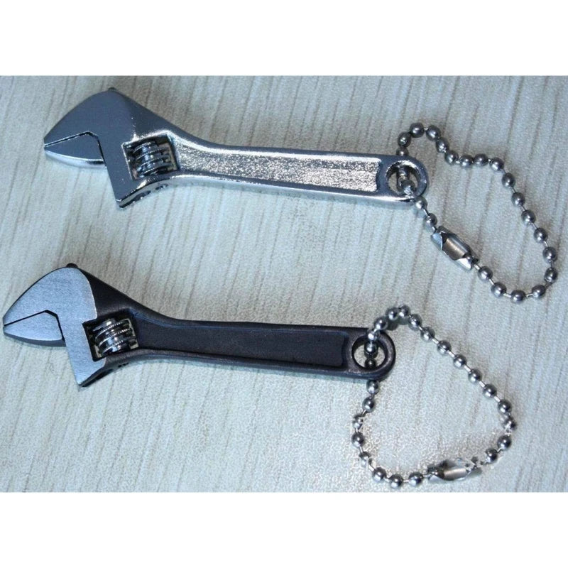Mini Size 2.5" 2.5 inch Adjustable Spanner Nut Wrench Tool Jaw Capacity 0~10mm Portable Hand Manual Repair Tool Black