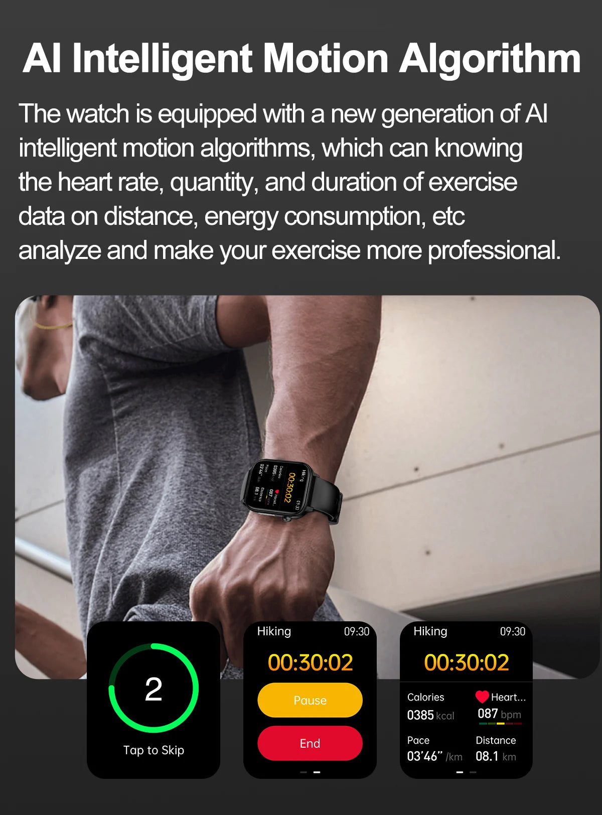 ECG+PPG Smart Watch