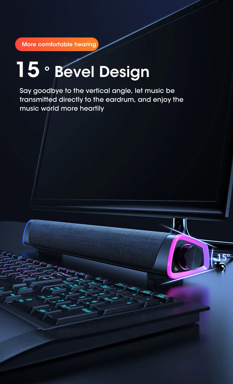 4D Speaker Bar Stereo Subwoofer