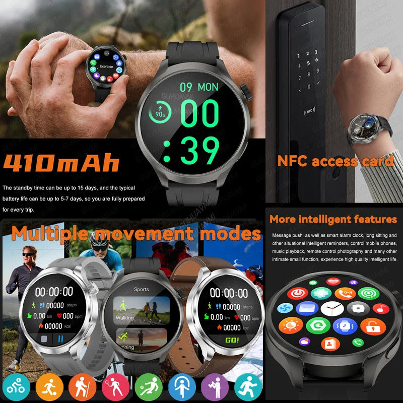 GPS Outdoor fitness NFC Smart Watch