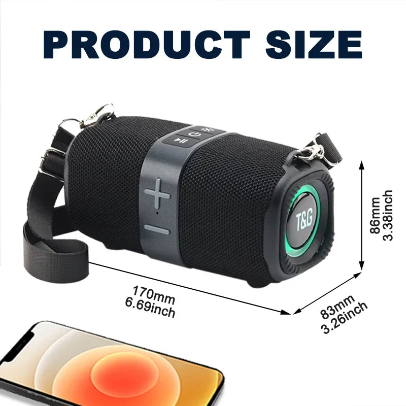 T&G TG667 Crossbody Bluetooth Speaker