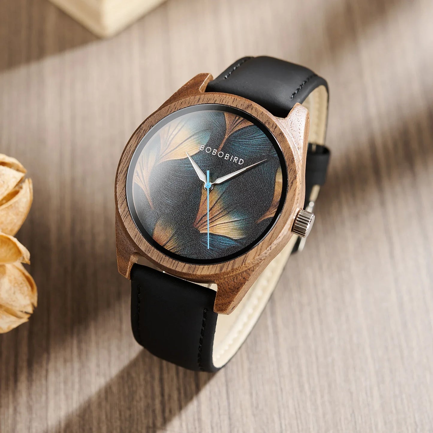 BOBOBIRD Wooden Quartz Watch for Men