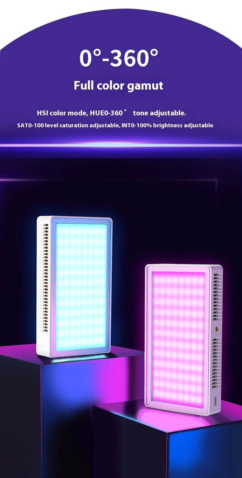 Portable 40W RGB Fill Light Photography