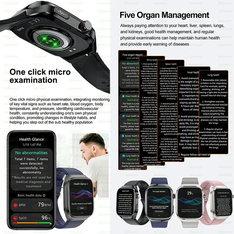 Uric Acid Body Fat Smartwatch