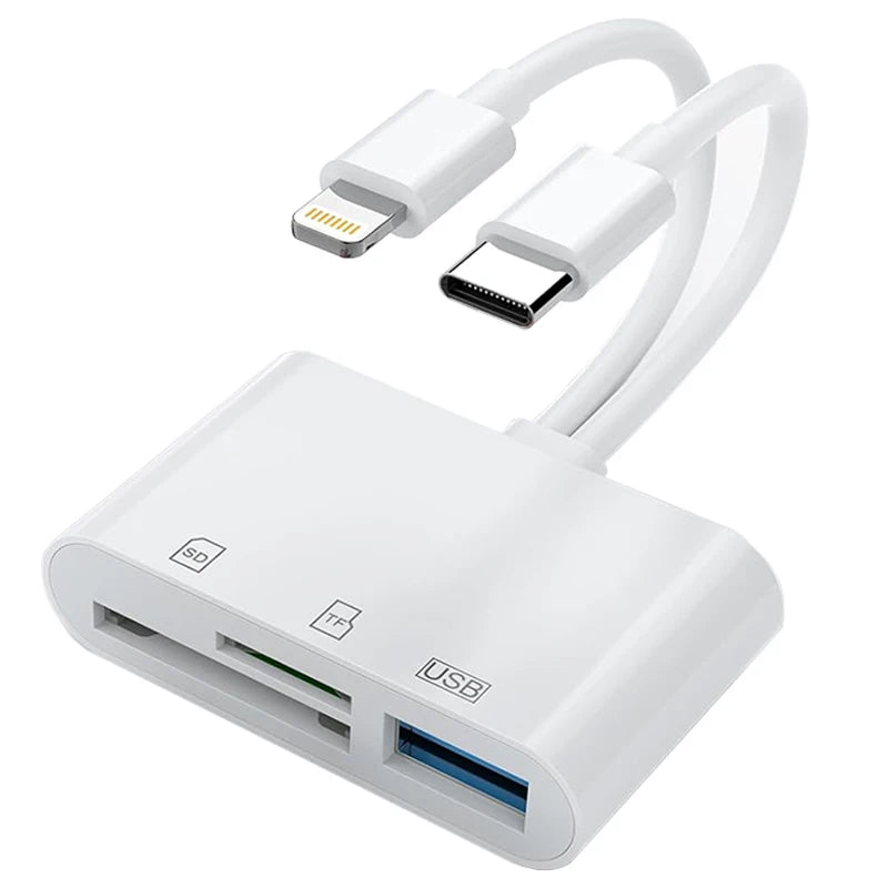5 In 1 SD Card Reader USB HUB