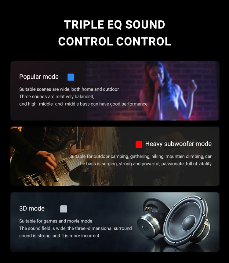40W Portable Bluetooth Speaker 360 Degree