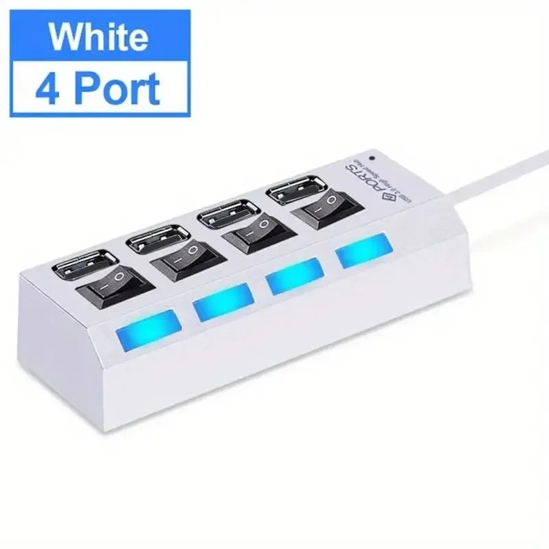 High Speed 4/7 Ports USB HUB 2.0 Adapter