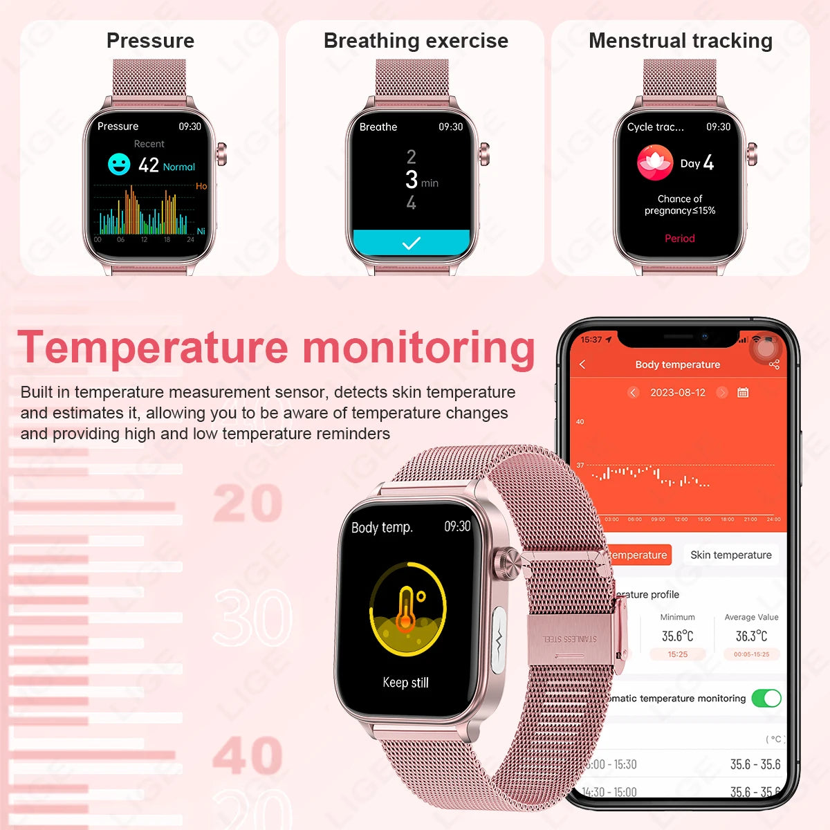 ECG+PPG Smart Watch