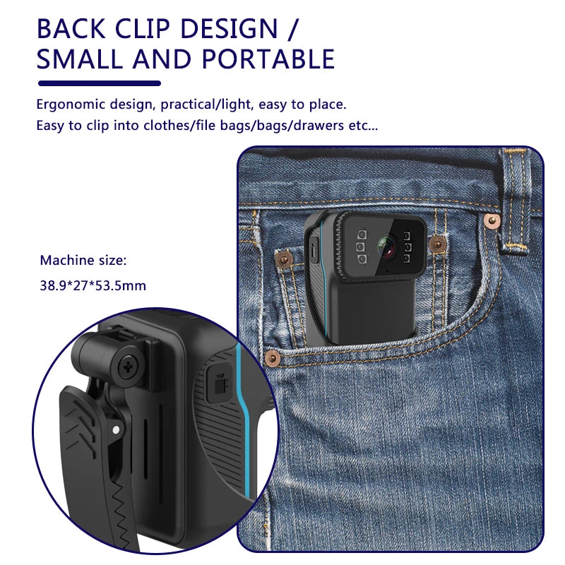 HD Portable body Action Camera