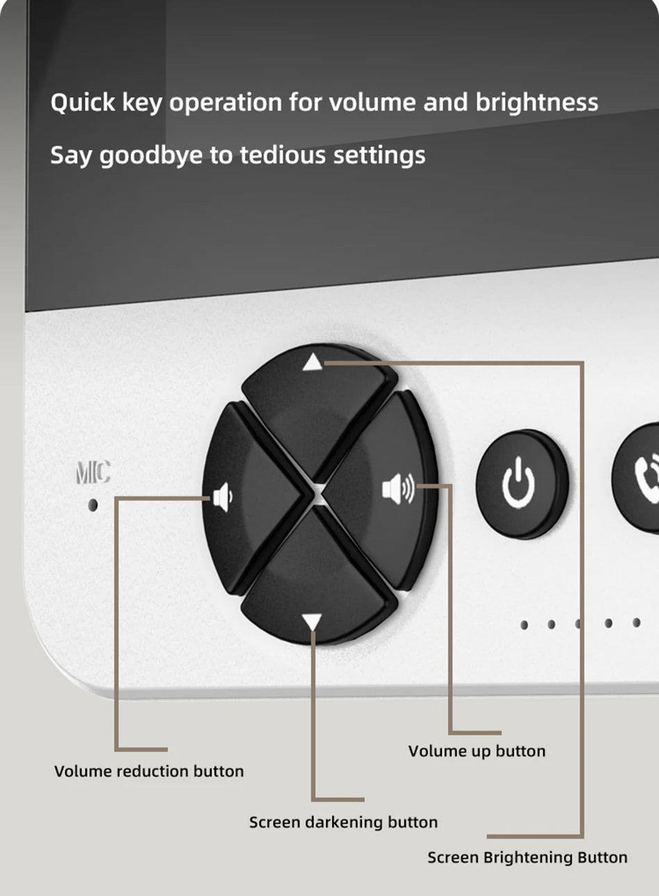 Mirixi Wireless 4.3 Inch IPS Video Doorbell with Camera