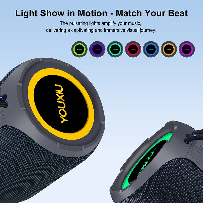 40W Portable Bluetooth Speaker 360 Degree