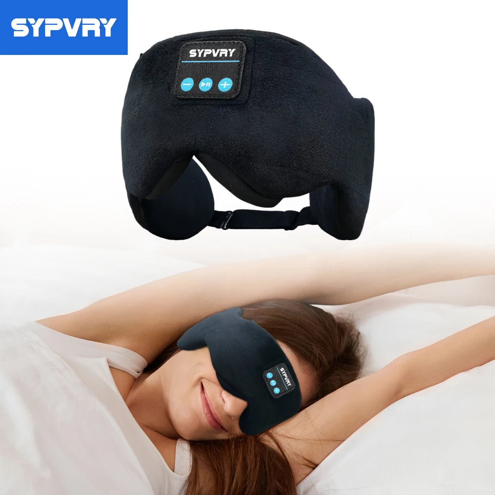 Bluetooth Headband Eye Mask with Earplugs