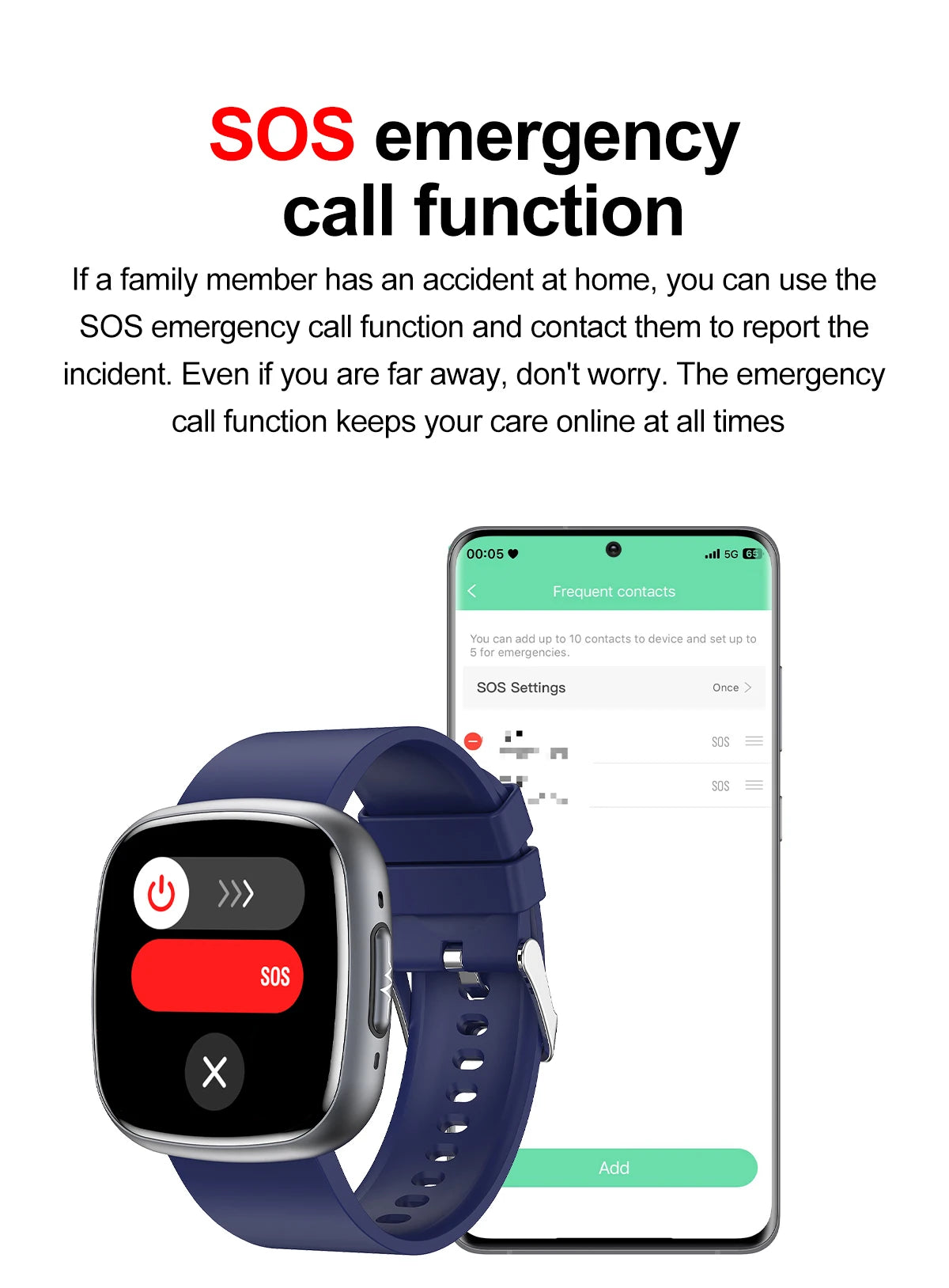 ECG Blood Pressure Health Smart Watch