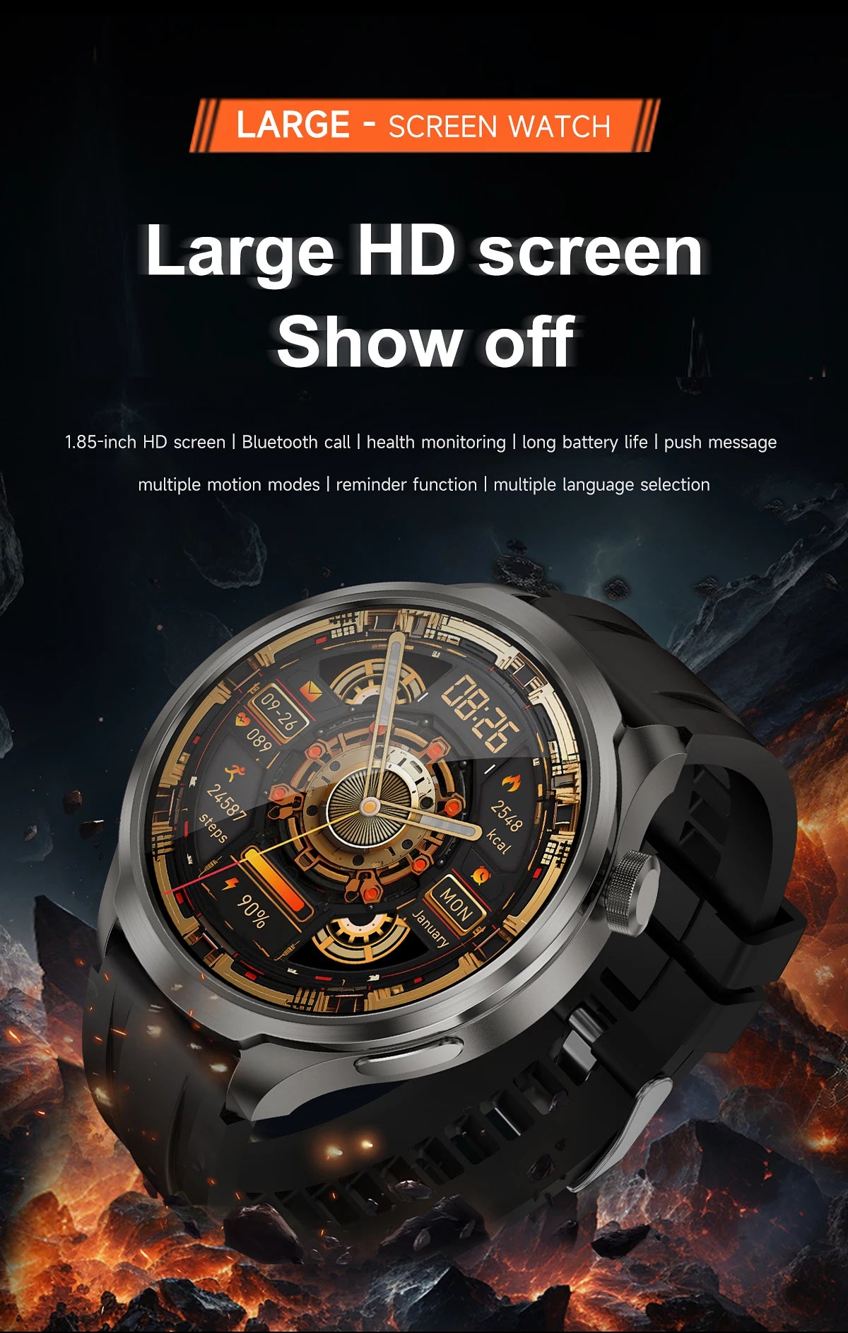 GPS Outdoor fitness NFC Smart Watch