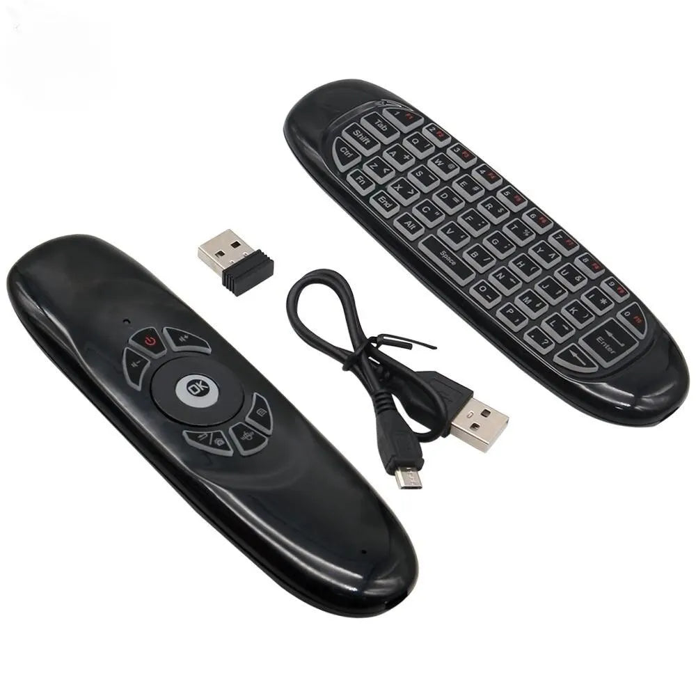 C120 RGB 7 Air Mouse & Keyboard Remote Control