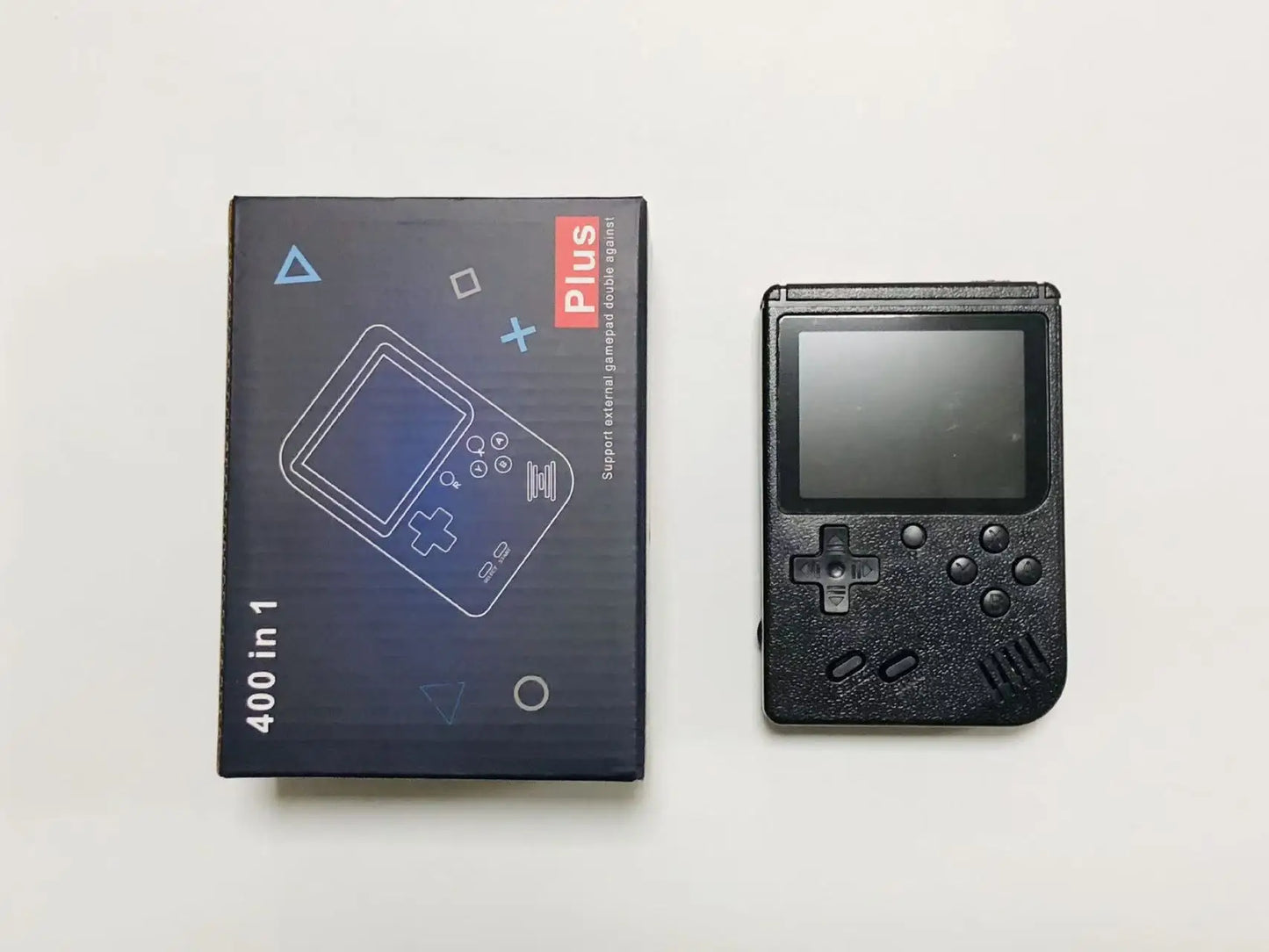 A Red Retro Children's Handheld Small Game Console