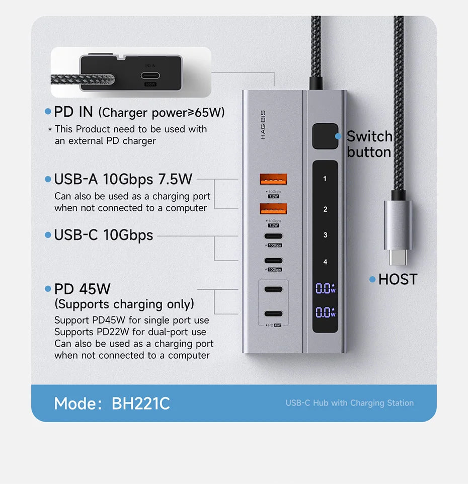 USB C HUB Type-C Docking Station