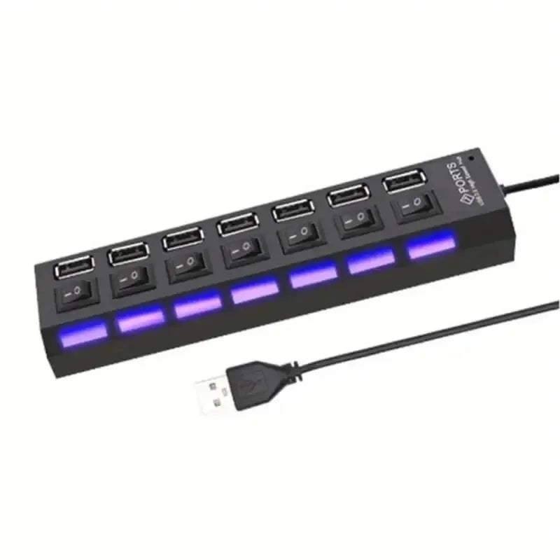 High Speed 4/7 Ports USB HUB 2.0 Adapter