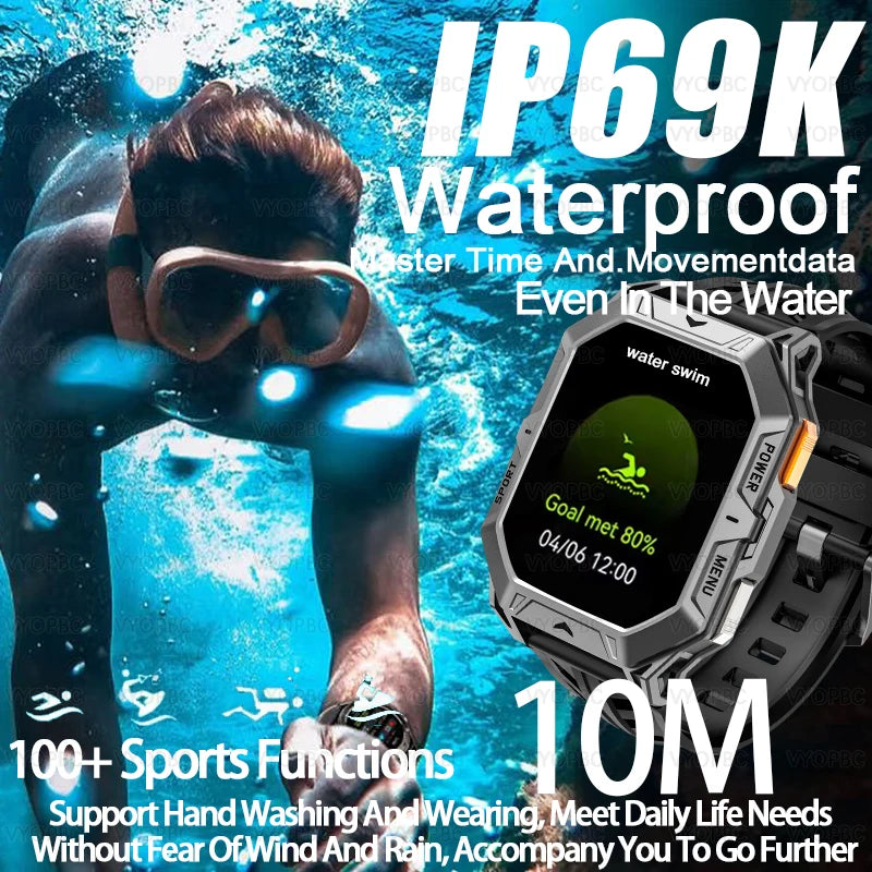 AMOLED Screen Men's Smartwatch