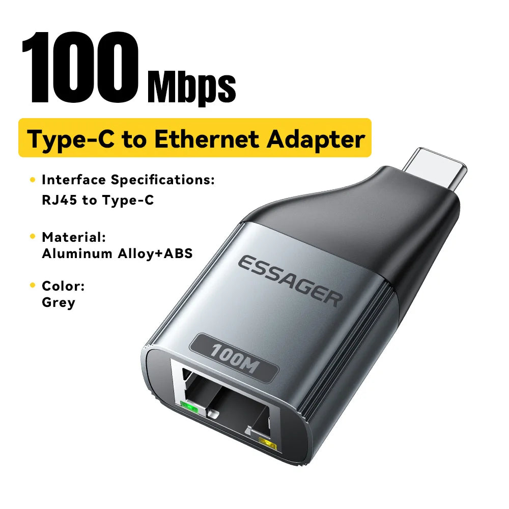 Essager Type-C to Ethernet Adapter