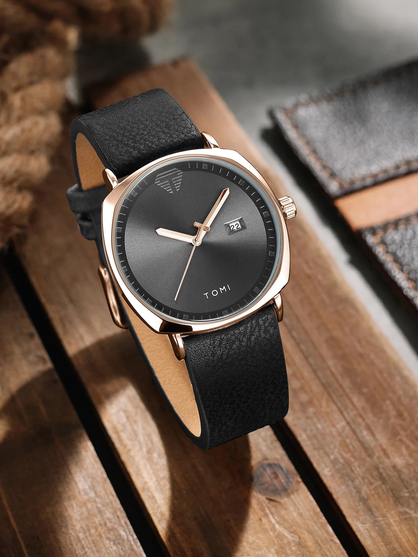 TOMI New 2PCS Luxury Business Men Watch