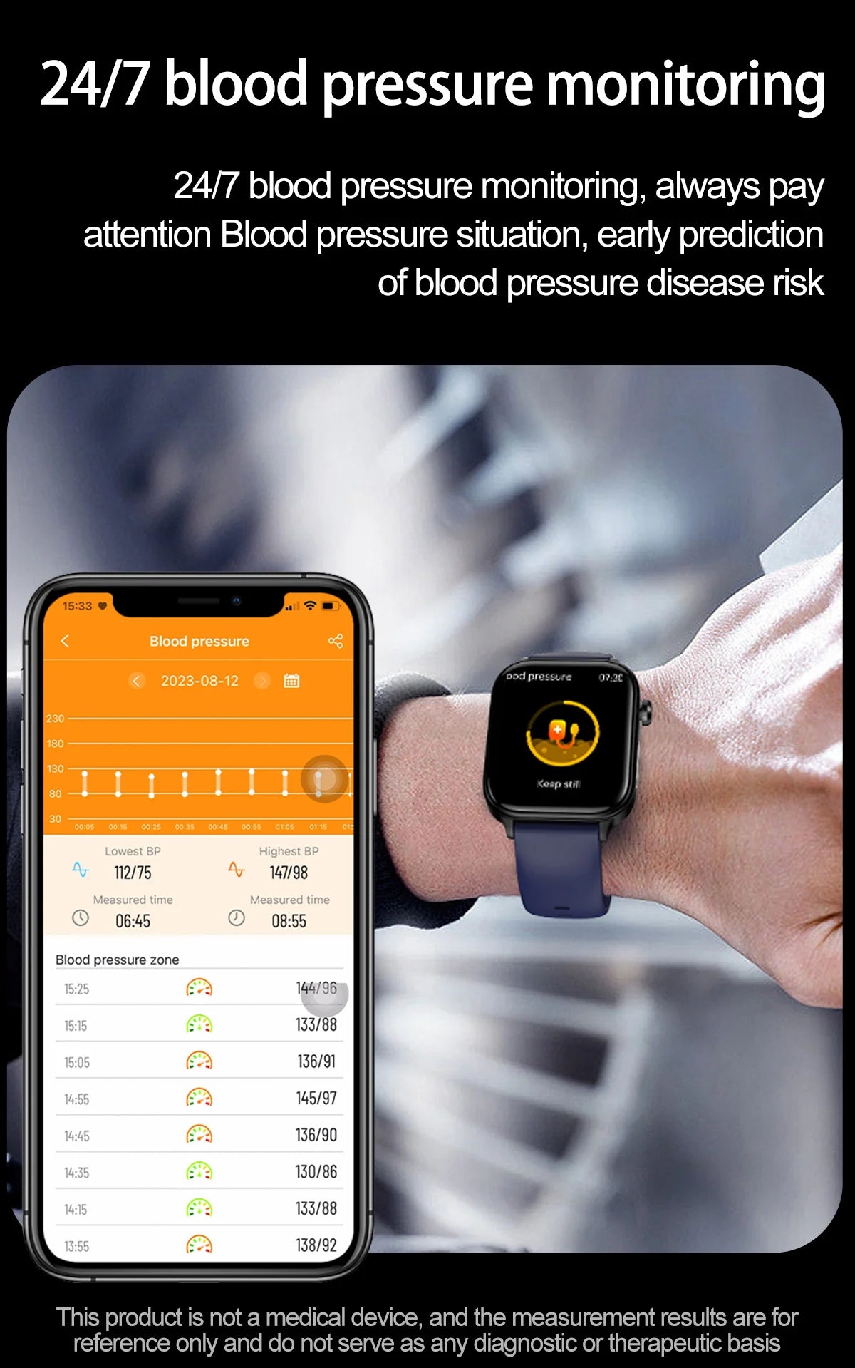 ECG+PPG Smart Watch
