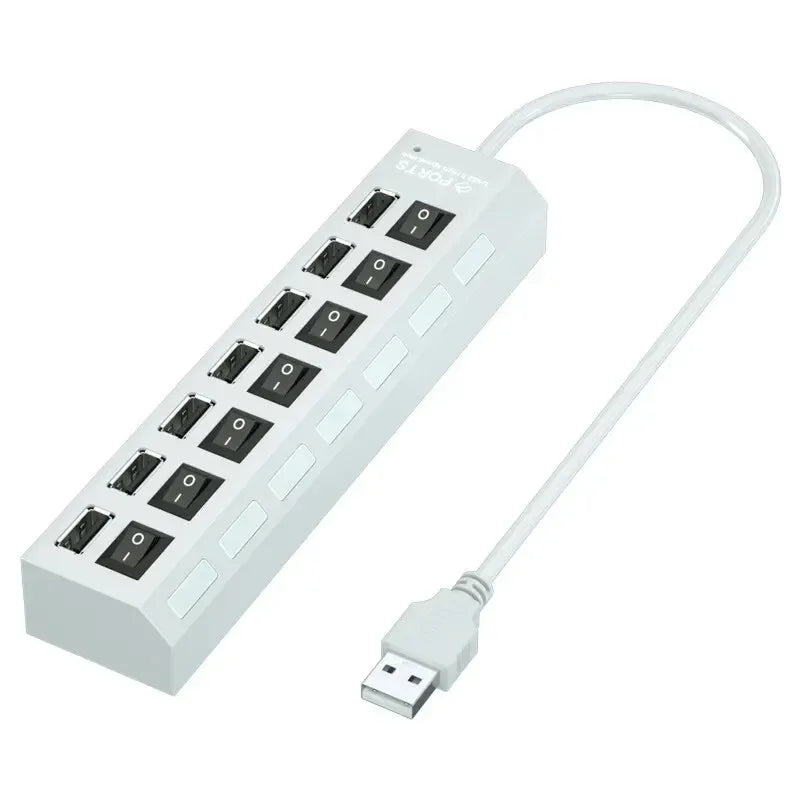 High Speed 4/7 Ports USB HUB 2.0 Adapter