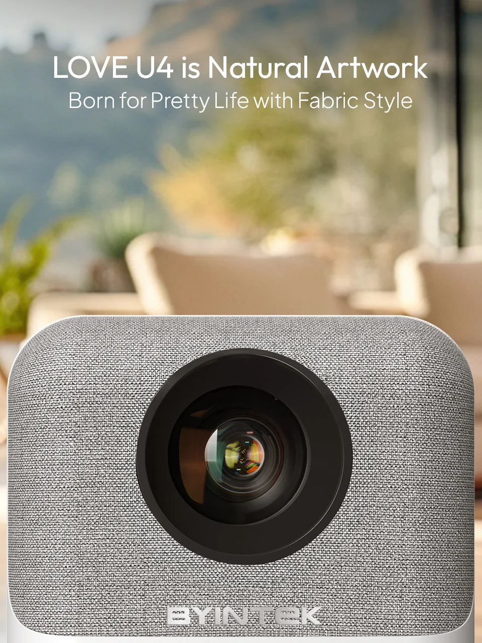 BYINTEK Household Theater Projector