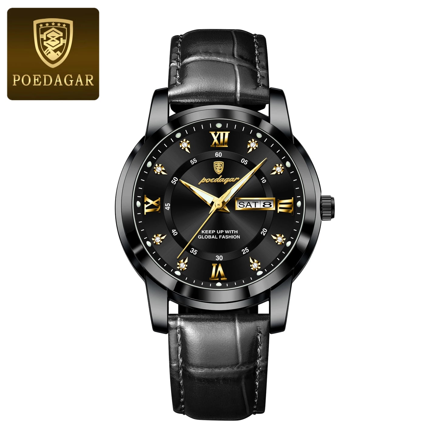 POEDAGAR Luxury Business Men Watch