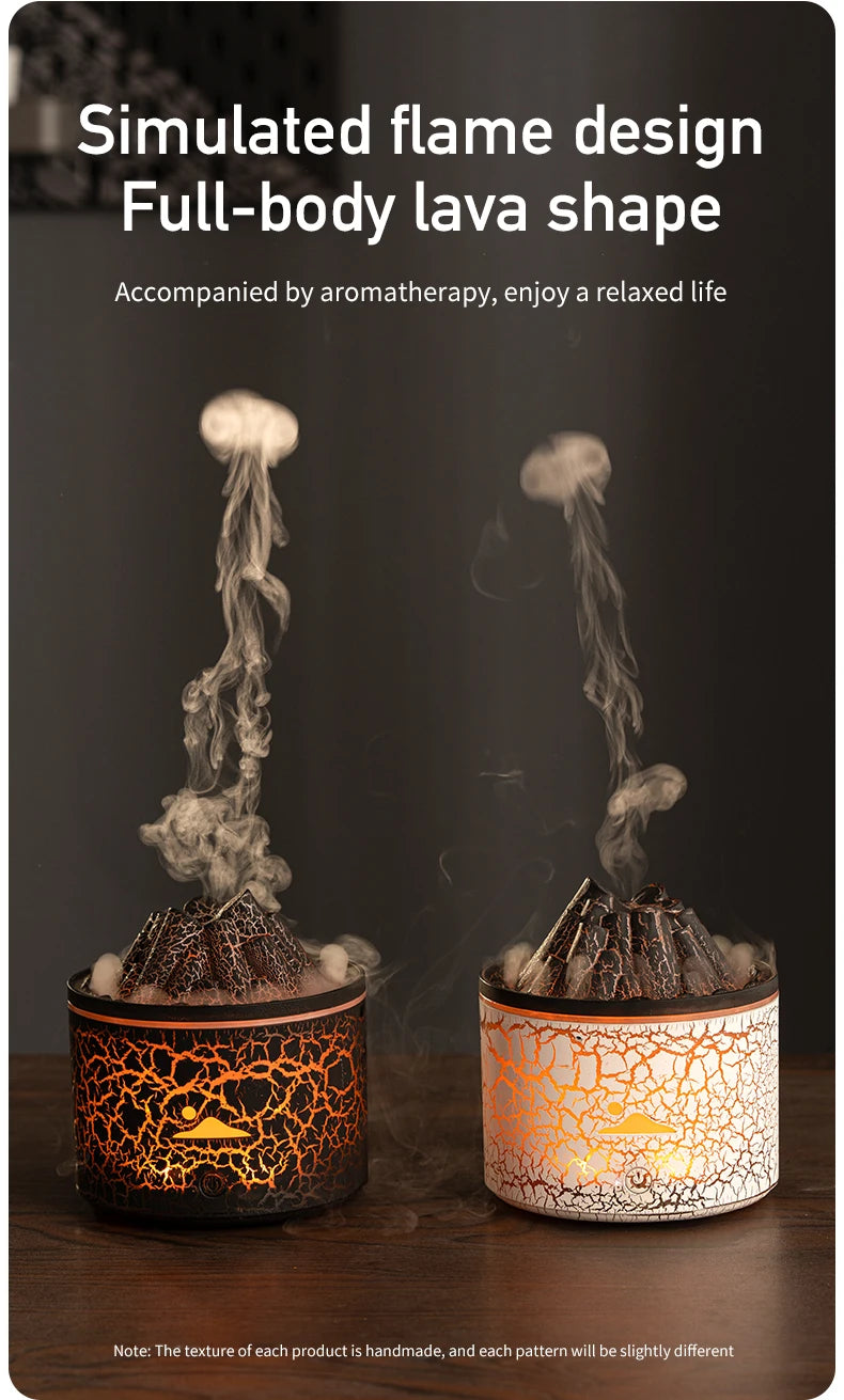 Volcanic Lava Jellyfish Aromatherapy Flask