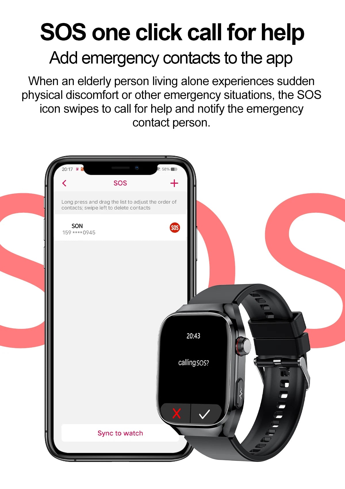 Uric Acid Body Fat Smartwatch